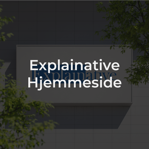 Explainative Hjemmeside