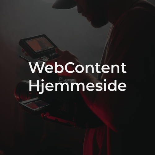 WebContent Hjemmeside