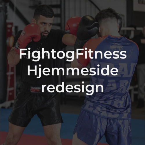 FightogFitness Hjemmeside redesign